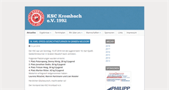 Desktop Screenshot of ksc-krombach.de