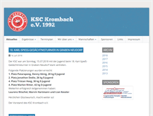 Tablet Screenshot of ksc-krombach.de